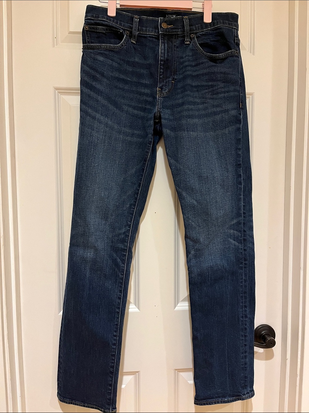 J. Crew Straight Fit Men's Dark Blue Jeans